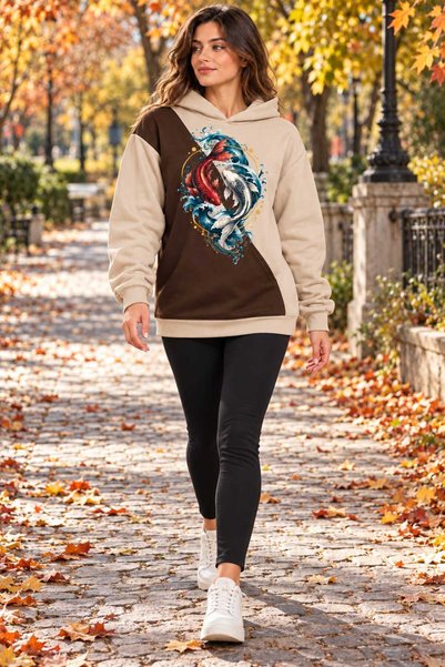 HUMAN LOVE New Design Hooded Sweatshirt