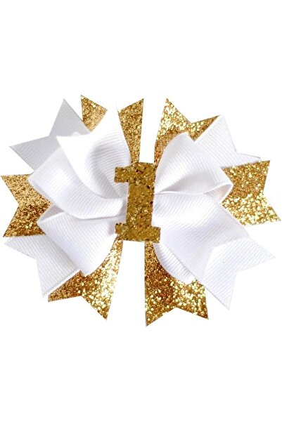 GENERAL Girls' Princess 1st birthday hair clips Birthday Hair Bow for Baby Gi...
