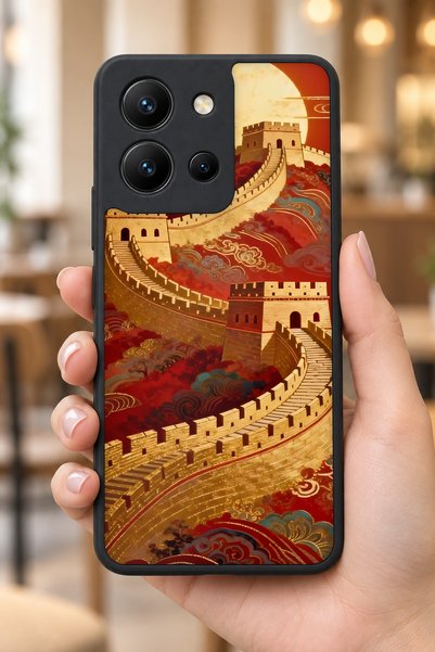 BGAKSESUAR حافظة مقاومة للصدمات متوافقة مع Vivo Y36 مع نمط Great Wall وحماية ...