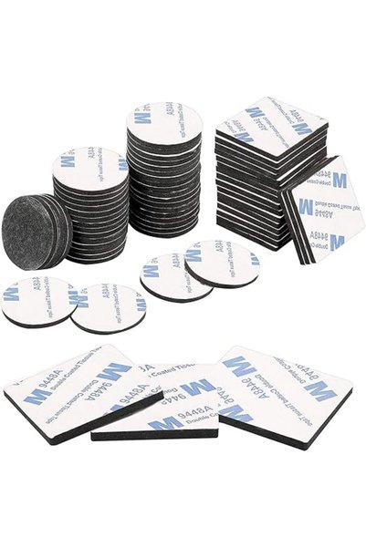 Sawanork 100 Pcs Heavy Duty Double Sided Strong Adhesive Foam Pad Tape for Ho...