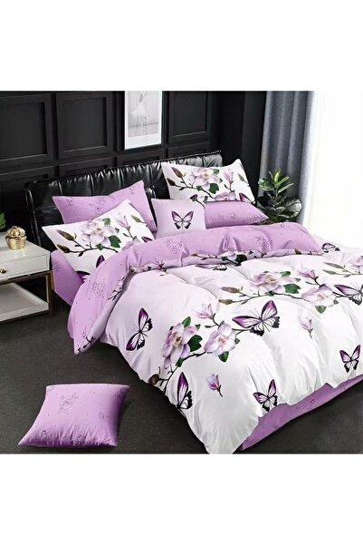 GOLDEN HOME طقم أغطية سرير مقاس كينج/مقاس فردي، غطاء لحاف، غطاء وسادة، 6 قطع،...