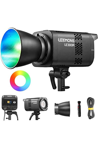 Godox ضوء فيديو LED ثنائي اللون LE300Bi من LITEMONS، هيكل معدني بالكامل، 2800...