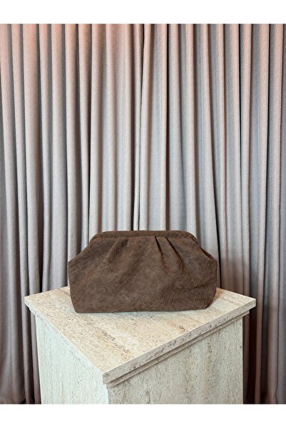 Remy Bags Taba Süet Burslu El Çantası