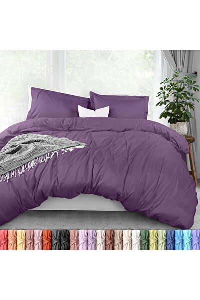 Utopia Bedding طقم غطاء لحاف كوين - 3 قطع مع 2 غطاء وسادة - من الميكروفايبر ا...