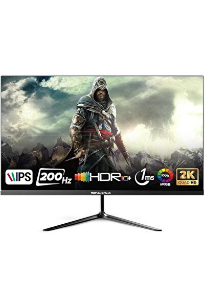 Dark Flash شاشة ألعاب دارك فلاش G271QG-2 مقاس 27 بوصة بدقة QHD IPS وتردد 200 ...