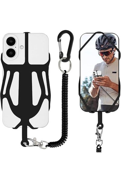 TERRIFI Tereve Universal Mobile Phone Holder with Wrist Strap and Ring Holder...