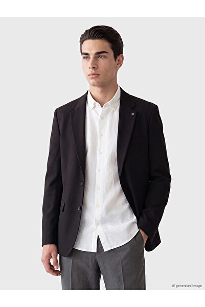 LC Waikiki Brown Regular Fit Men's Blazer Jacket