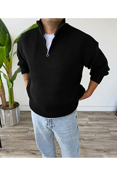 viperkombin Men's Knitwear Knitted Sweater Wide Cut Soft Textured