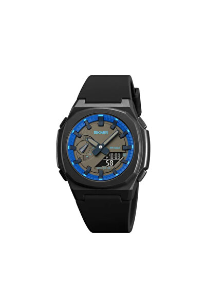 Skmei Ψηφιακό/αναλογικό ρολόι χειρός - - 2091 - Dark Blue/Black screen
