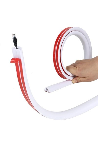 KASTWAVE غطاء حماية للكابلات الأرضية، غطاء مرن للأسلاك، قناة كابلات صغيرة ذات...