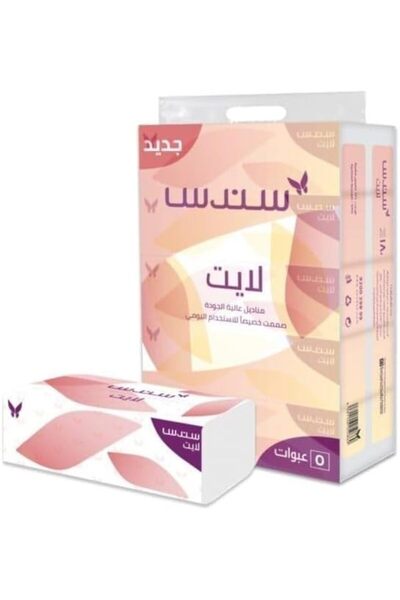 Sondos مناديل وجه خفيفة الوزن، طبقتين، 6 عبوات ناعمة × 180 ورقة، مناديل متعدد...