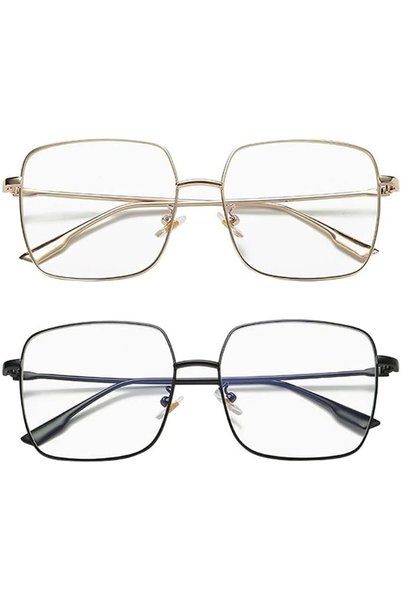SYOSI زوجان من النظارات المانعة للضوء الأزرق للنساء - فلتر مضاد للوهج والأشعة...