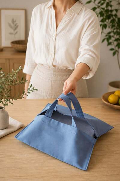 cotton maison Borcam Carrying Bag Duck Cloth Small Size