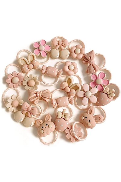 Shining Diva Fashion 20 pcs Combo Elastic Hair Bands Ties Accessories for Kid...