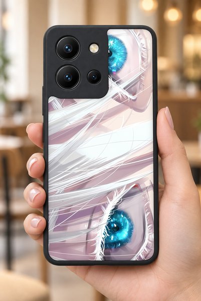 BGAKSESUAR حافظة مقاومة للصدمات متوافقة مع Vivo Y36 مع حماية للكاميرا بنمط Si...