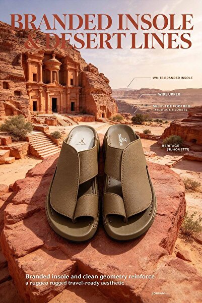 Alnoor Global Store Soft Lined Leather Slip-On Slides with Structured Fit
