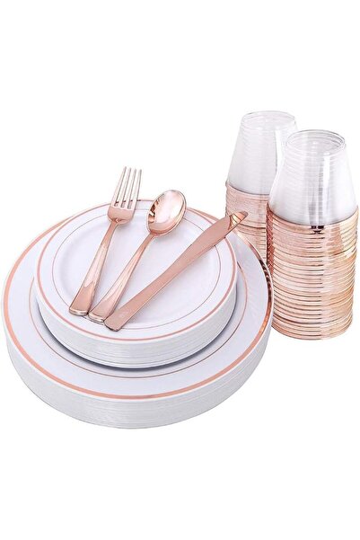 GENERAL GREBIRD 72 Pcs/set Gold Rose Gold Silver Upscale Wedding Dining Party...