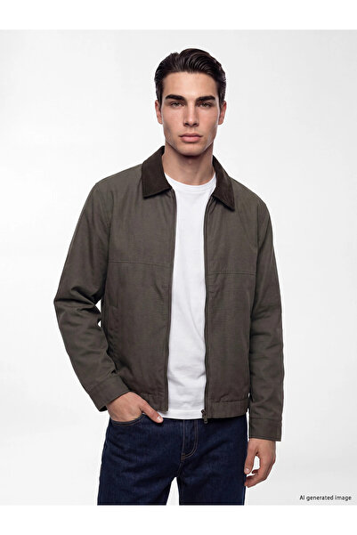 LC Waikiki Lcw vision relax fit velvet collar men's jacket