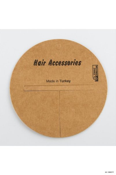 ZERO LAND CONCEPTA Round Hair Accessory (170227) Card, Brown