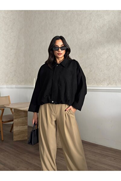 ZTO Women's Suede Bomber Jacket