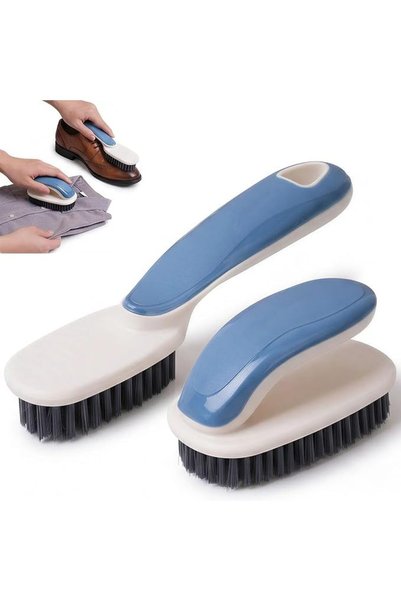 ToolHouse 2 Pack Scrub Brush Set - Multi Purpose Cleaning Brush for Shoes and...