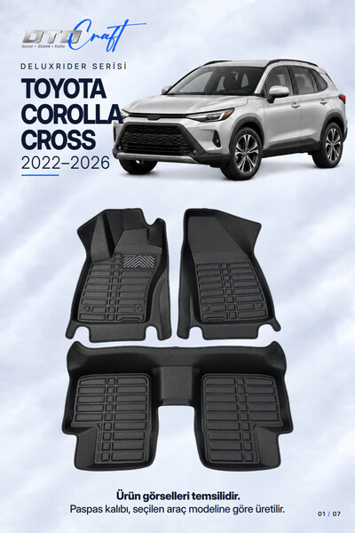 OTOCRAFT Toyota Corolla Cross (2022-2026) Araca Özel DeluxRider Lüks Havuzlu ...