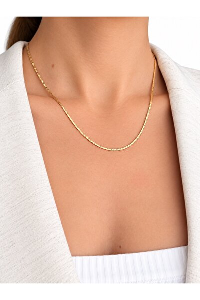 Ressia Padded Singapore Crushed Chain Necklace