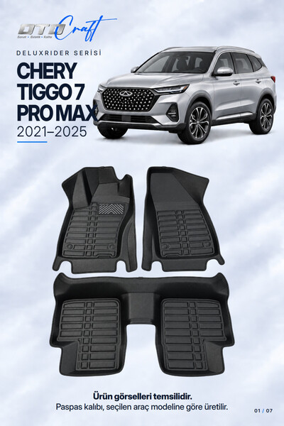OTOCRAFT Chery Tiggo 7 Pro Max (2021-2025) Araca Özel DeluxRider Lüks Havuzlu...