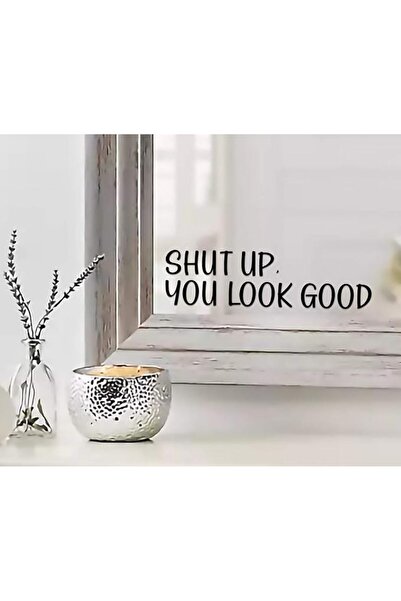 ASKIND ملصق مرآة مكتوب عليه "You Look Good"، للديكور التحفيزي على المرآة مصنو...