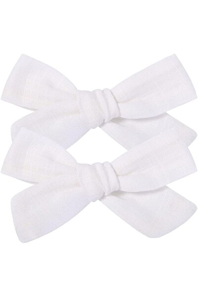 GENERAL 3.2 Inch Linen Baby Girl Hair Clips, Hair Bows for Toddler Kids, Alli...