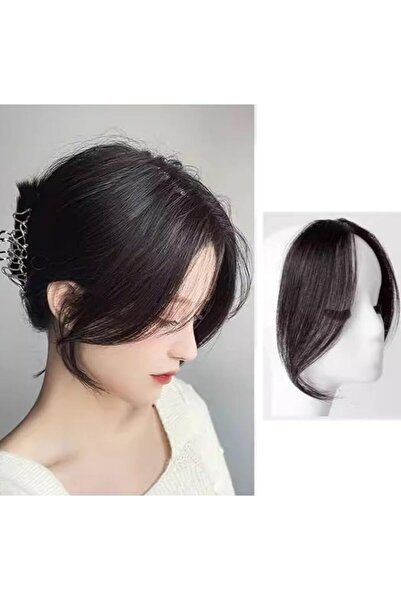 GENERAL Side Bangs Clip In Human Hair 2Pcs Clip On Bangs for Women 9.8 Inch L...
