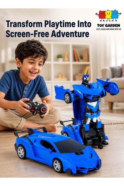 MAAB 2-in-1 remote control toy, Transforming Remote Control Robot Car for Kid...