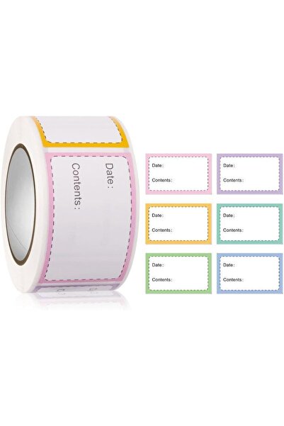 Generic Food Labels Stickers Food Labels 1.2 X 2.3 Inch 600 Pcs Removable Fre...