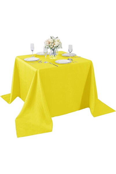 Generic Cupuamon Square Tablecloth 90x90 inch Washable Polyester Fabric Table...