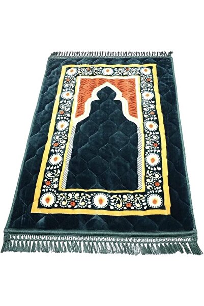 Generic Super soft memory foam islam prayer mat GREEN