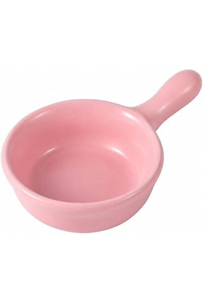 Sweet seven Ceramic Dipping Bowl with Handle, Pink Sauce Dish for Condiments ...