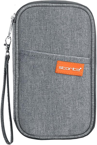 Generic Storite Nylon Family Travel Passport Holder Wallet Organizer for Cred...