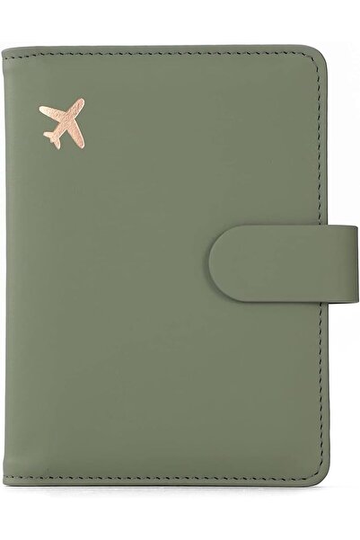 Generic Tazweeq Premium Leather Passport Holder with Pen Holder, Waterproof R...