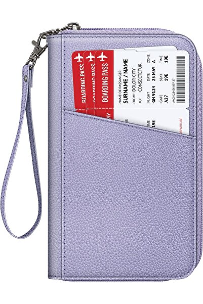 Generic FINTIE Passport Holder Travel Wallet for Family, RFID Blocking Travel...