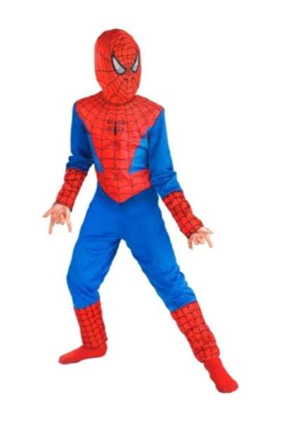 MJGN Spider Man Highly Detailed Breathable Fancy Dress Style Costume For Kids...