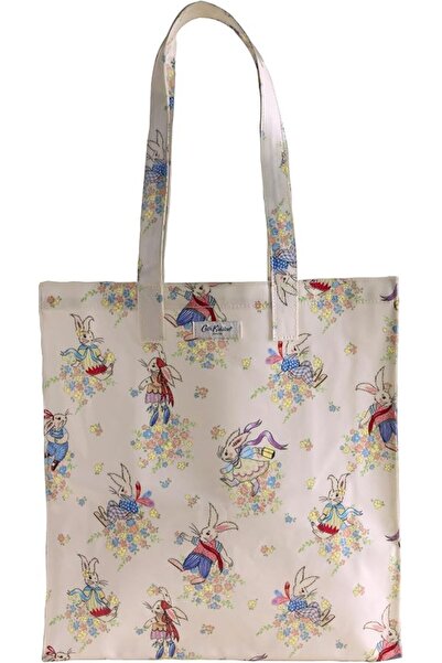 CATH KIDSTON Large Bookbag LRG BB EAST BUNNY, W76346, Cream