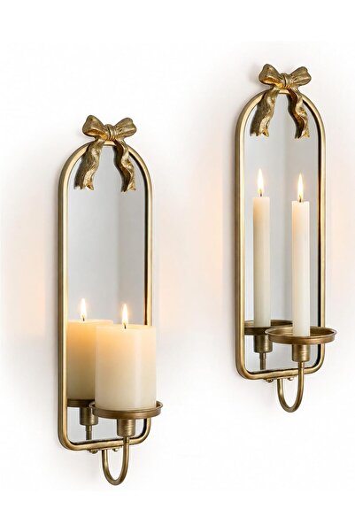Generic Gold Candle Sconces Wall Decor: Modern Decorative Wall Candle Holder ...
