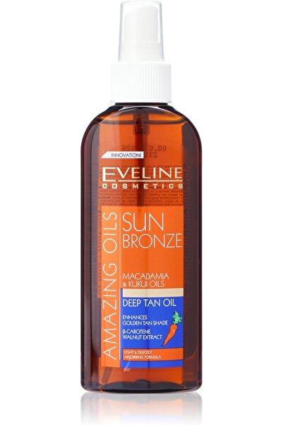 Eveline Cosmetics Eveline Sun Bronze Deep Tan Oil 3 In 1, 150 ml