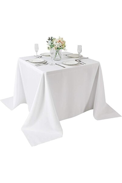Generic Cupuamon Square Tablecloth 90x90 inch Washable Polyester Fabric Table...