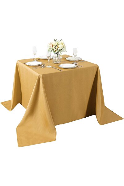 Generic Cupuamon Square Tablecloth 90x90 inch Washable Polyester Fabric Table...