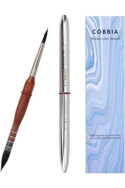 Generic Professional Travel Watercolor Brush Set - Squirrel Hair Mop Paintbru...