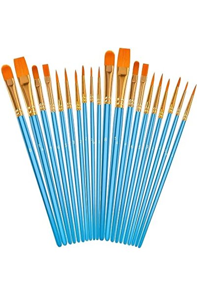 Generic Soucolor Acrylic Paint Brushes Set, 20 Pcs Pointed Tip Artist Paintbr...