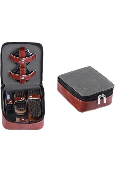 KASTWAVE Shoe Shine Kit, Shoe Care Kit, Premium Shoe Polish Set for Men & Wom...