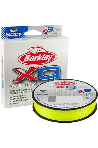 BERKLEY خيوط صيد مجدولة X9