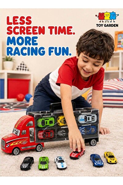 FRTOTO Toy Truck Transport Car Carrier Toy for Boys and Girls age 3-10 yrs ol...